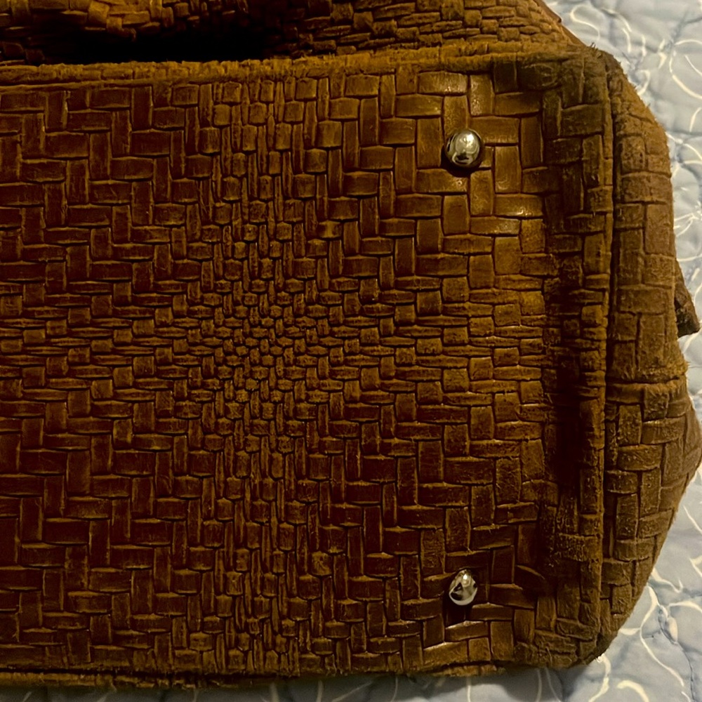 Pre-loved Fiore Handbag - Brown Leather, made in Italy - Picture 6 of 10